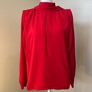 San Andre’: vintage 80s emerald blouse